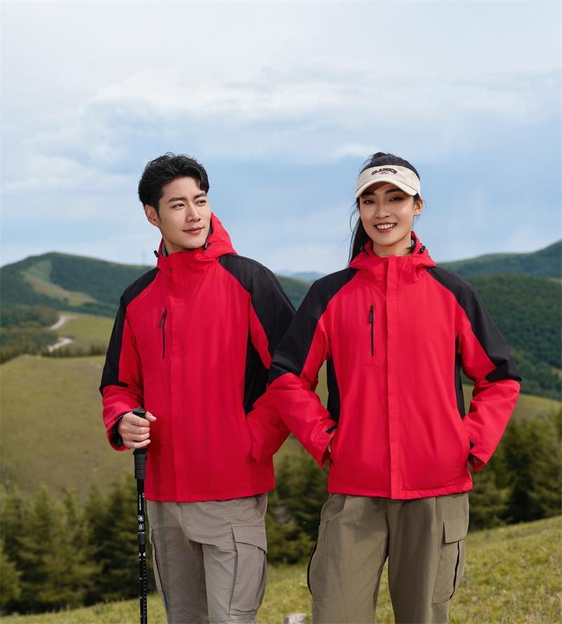 F558-Thick single-layer integrated silver fox fleece jacket