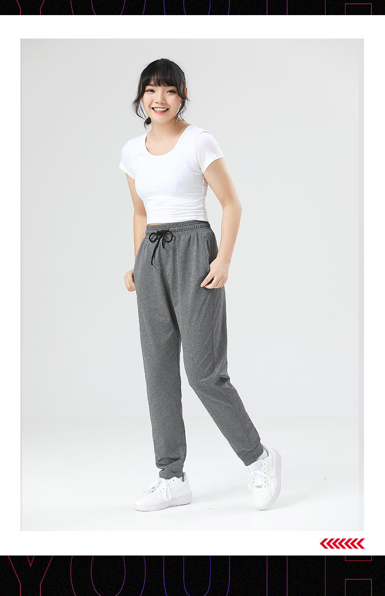 C832 Sports casual multifunctional cuffed trousers