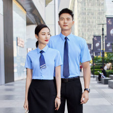 Classic bamboo fiber stretch workplace short-sleeved shirt men style DQ1-1110 short-sleeved men style