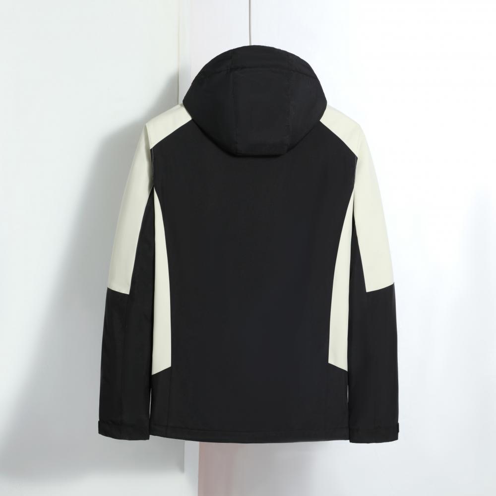 F558-Thick single-layer integrated silver fox fleece jacket