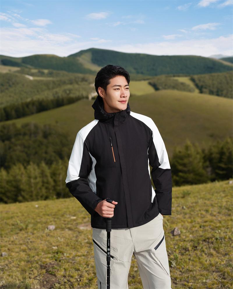 F558-Thick single-layer integrated silver fox fleece jacket