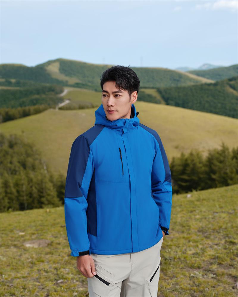 F558-Thick single-layer integrated silver fox fleece jacket