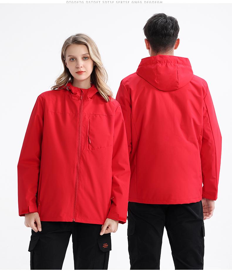 F9211-Thin solid color left-mouth jacket