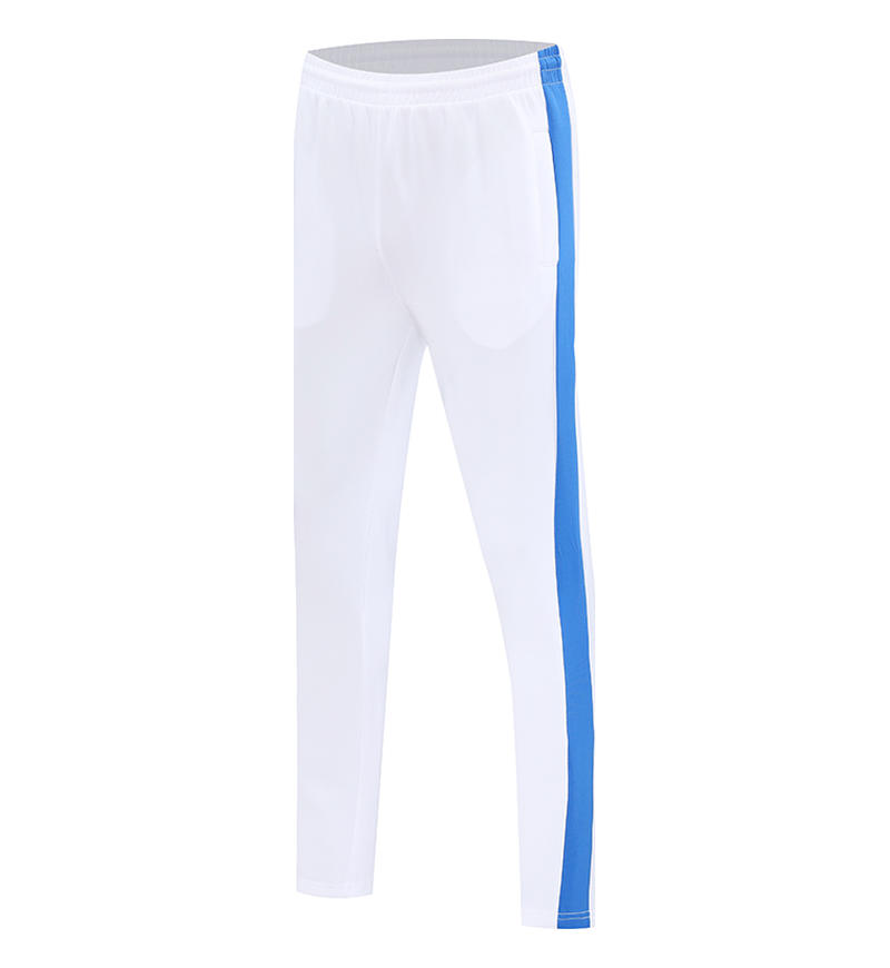 Trousers white and blue