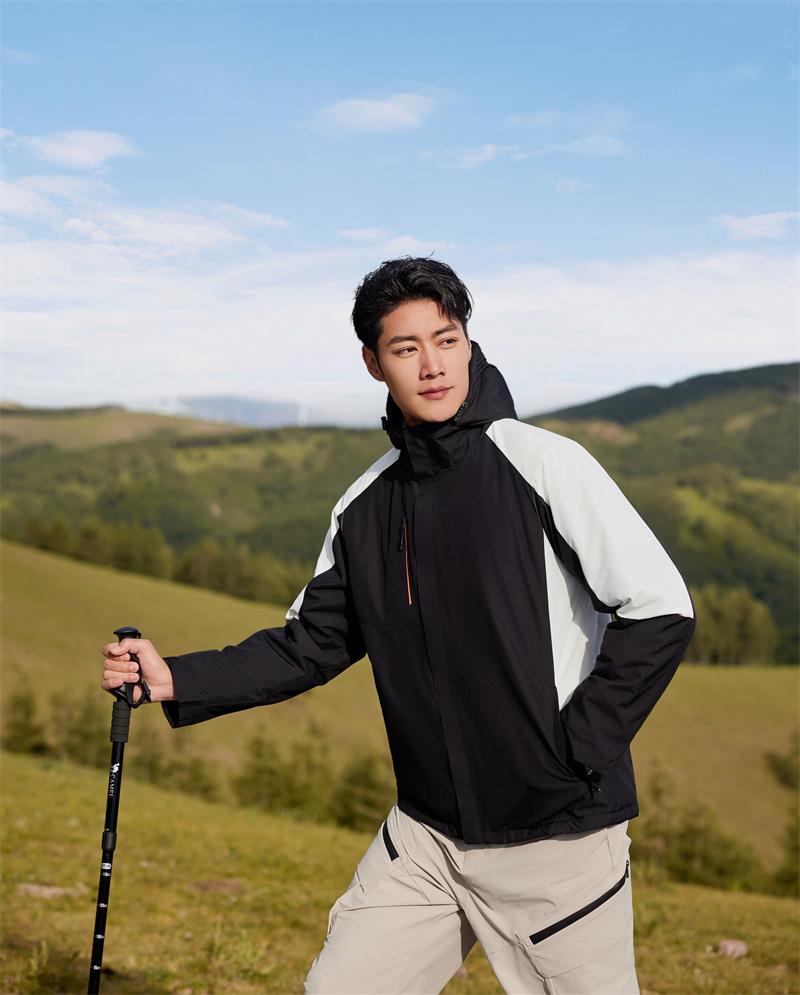 F558-Thick single-layer integrated silver fox fleece jacket