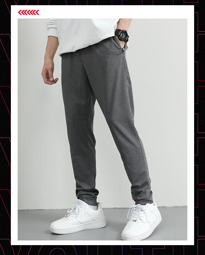 C832 Sports casual multifunctional cuffed trousers