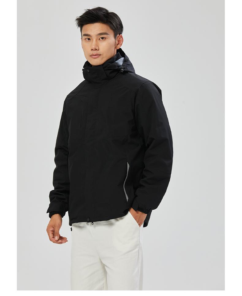 FJ2055-Men detachable three-in-one jacket