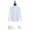 White bamboo polyester stretch business casual long-sleeved shirt men Z32-TC02980