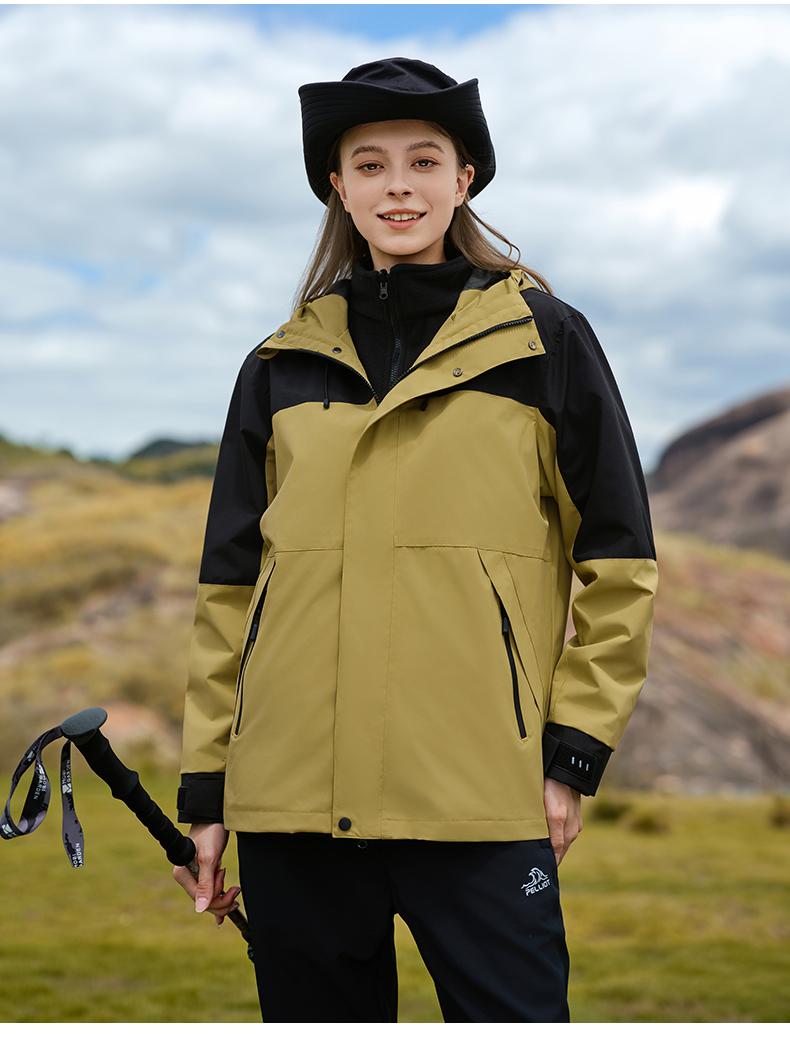 JL-L9 mountain series leisure three-in-one jacket upgraded down model