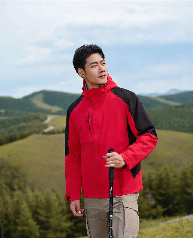 F558-Thick single-layer integrated silver fox fleece jacket