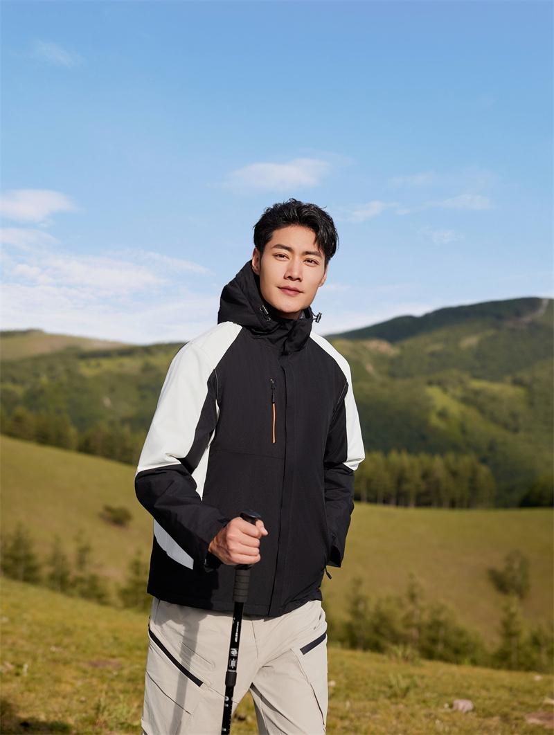 F558-Thick single-layer integrated silver fox fleece jacket