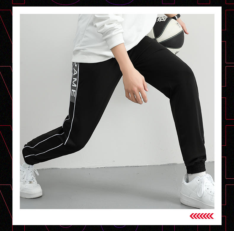 C829 Sports casual multifunctional cuffed trousers