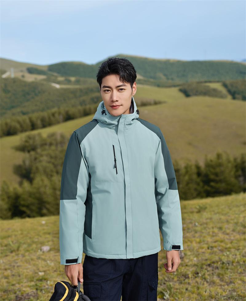 F558-Thick single-layer integrated silver fox fleece jacket