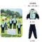 Children sports long-sleeved school uniform spring and autumn two-piece suit 215-9187