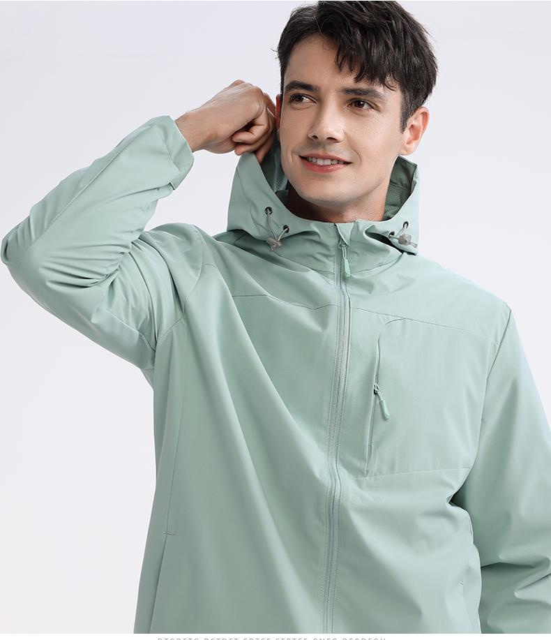 F9211-Thin solid color left-mouth jacket