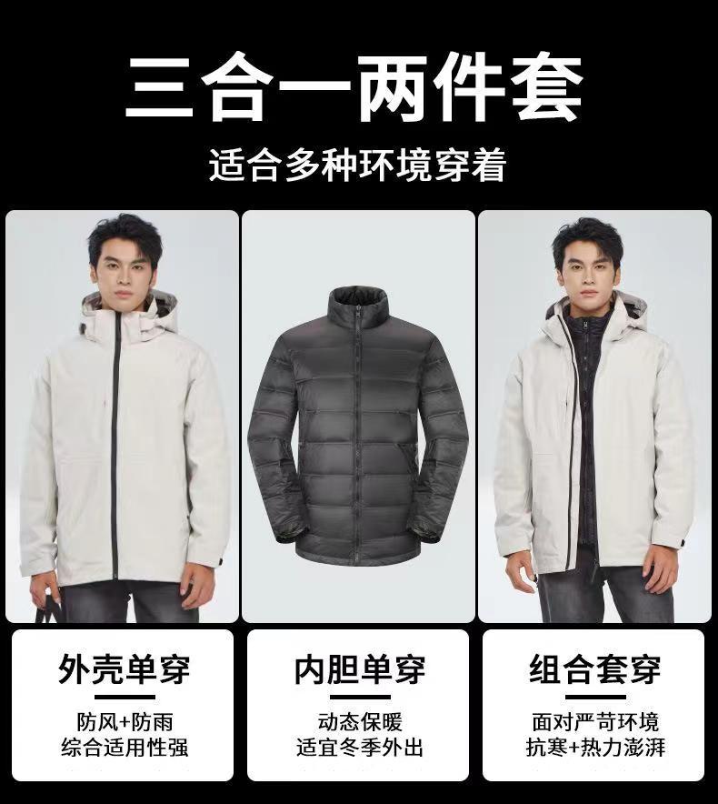 FX25-High-end business down 3-in-1 jacket