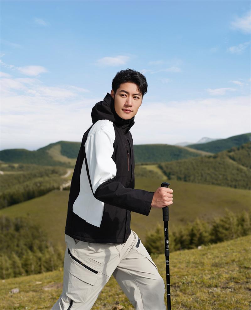 F558-Thick single-layer integrated silver fox fleece jacket