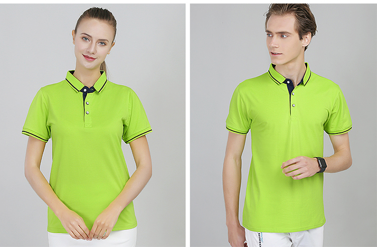 200g casual short-sleeved lapel POLO shirt H04-0968