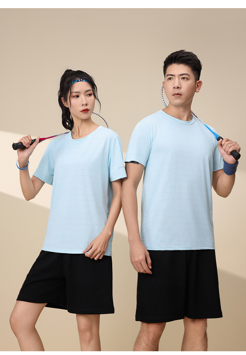 220g imitation cotton quick-drying round neck short sleeves HW01-777