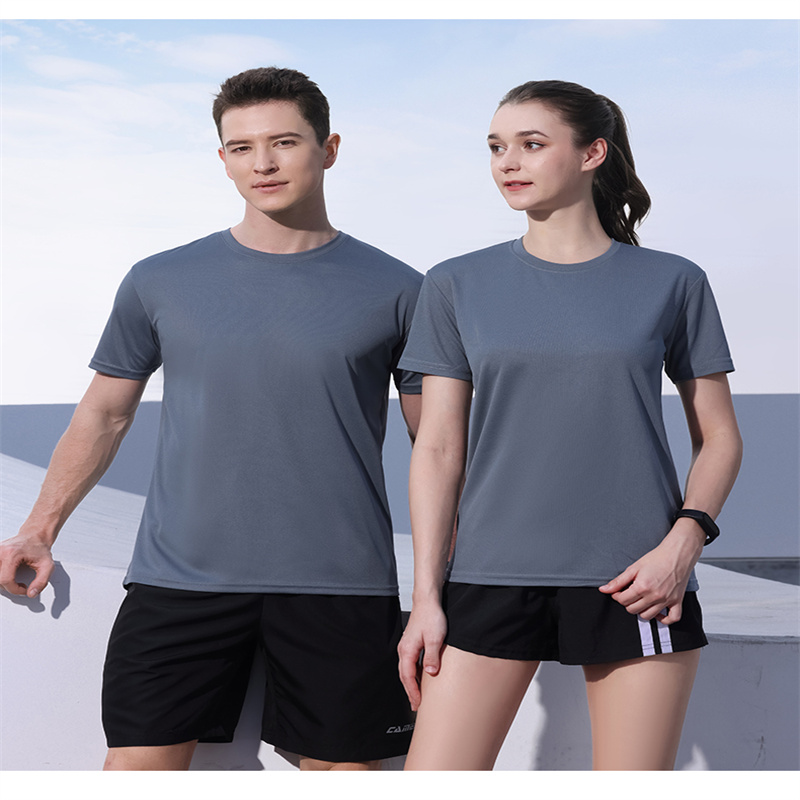 Quick-drying silk cotton round neck T-shirt Z15-R1003