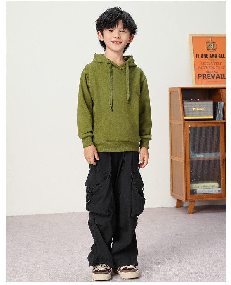 400g high quality macaron solid color hoodie sweatshirt children YZ03-9966