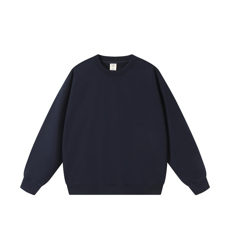 450g high quality heavyweight large terry large version round neck sweatshirt G21-U-XU29