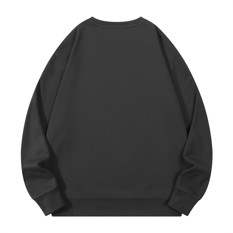 300g air layer healthy double-sided fabric drop shoulder round neck sweatshirt W03-S9008