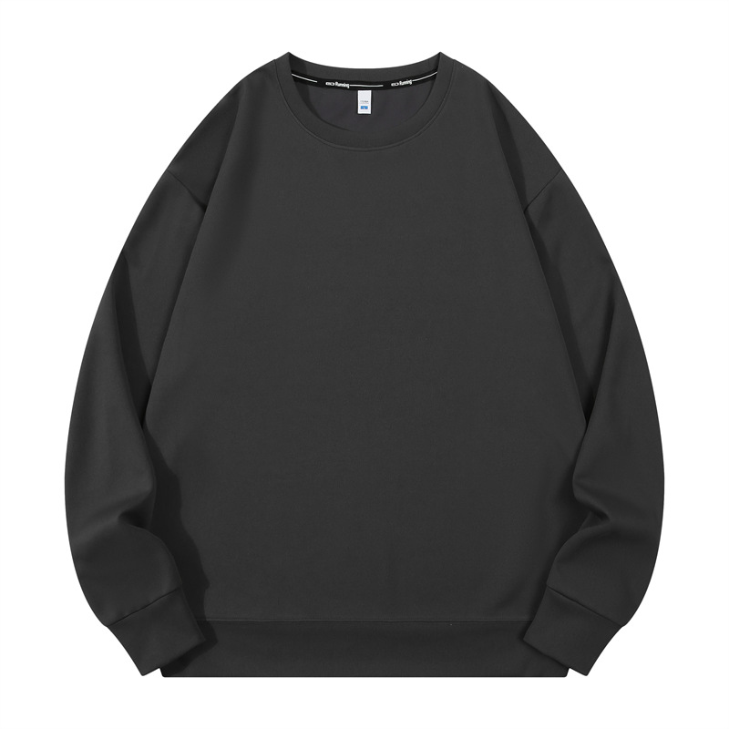 300g air layer healthy double-sided fabric drop shoulder round neck sweatshirt W03-S9008