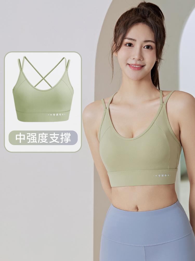 Womens JYMN001-Nylon Spaghetti Strap Bra 02 Sportswear Yoga Wear