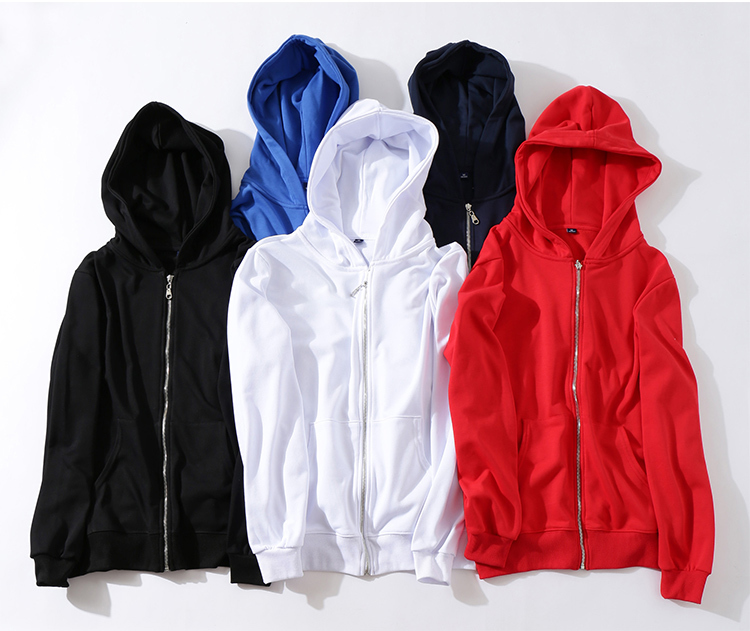 300g Terry Zipper Hoodie A02-WY003