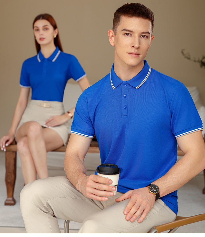 190g color collar short sleeve polo shirt YZ03-KW2208