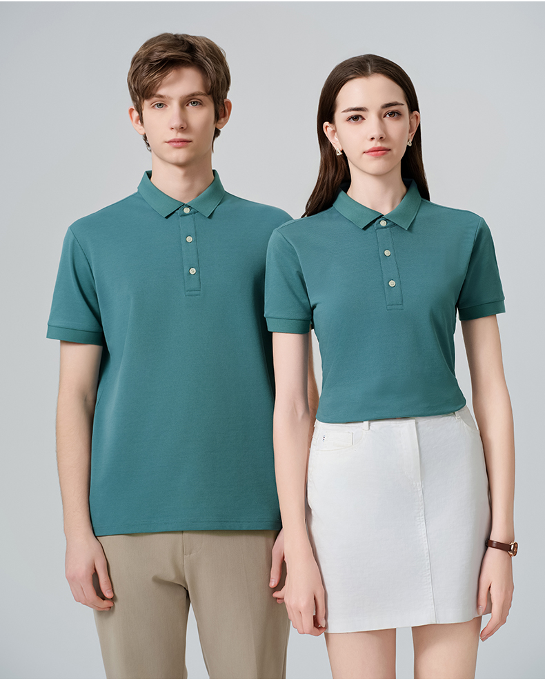 Silk lapel short-sleeved POLO shirt CYC-8085