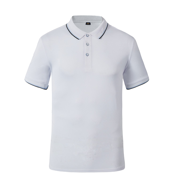 180g fine cotton short-sleeved lapel polo shirt L18-6688