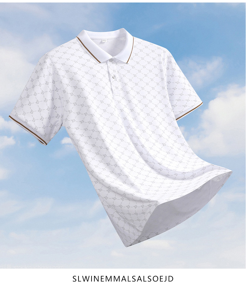 Comfortable breathable cool quick-drying lapel short-sleeved POLO shirt KX1-325