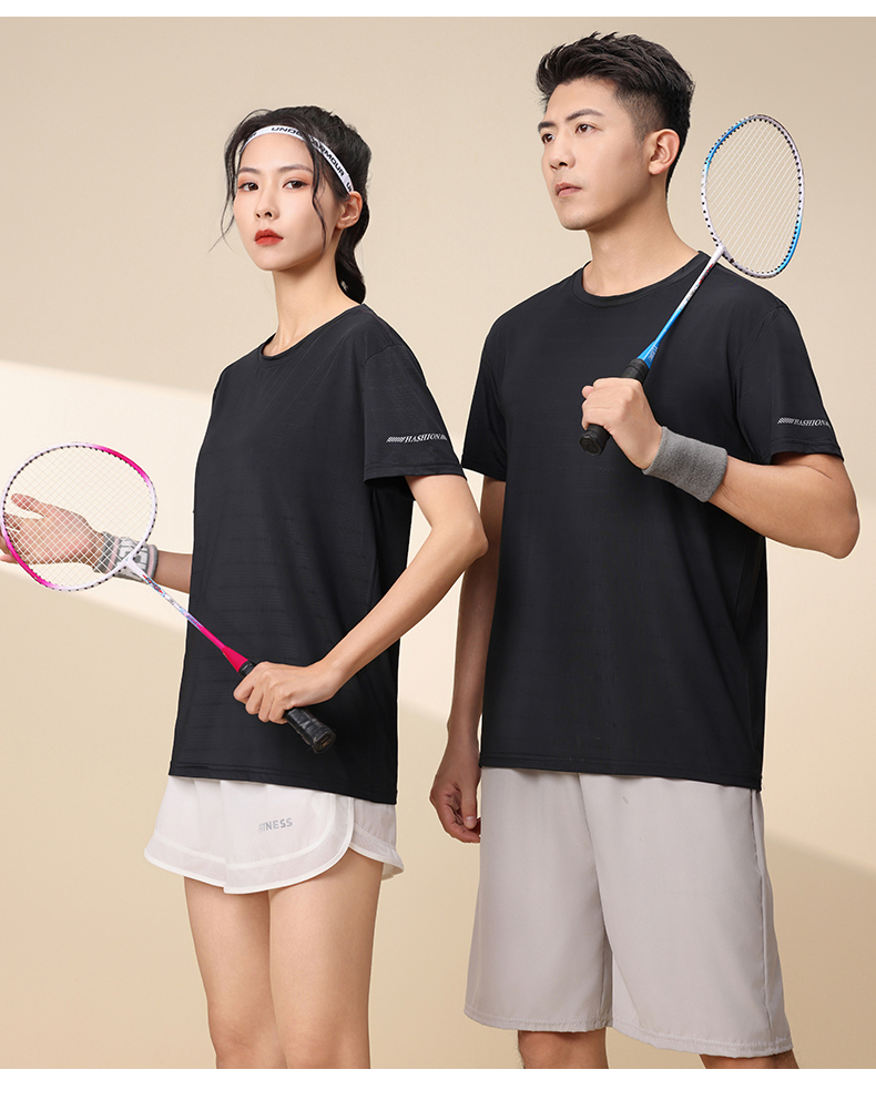 220g imitation cotton quick-drying round neck short sleeves HW01-777