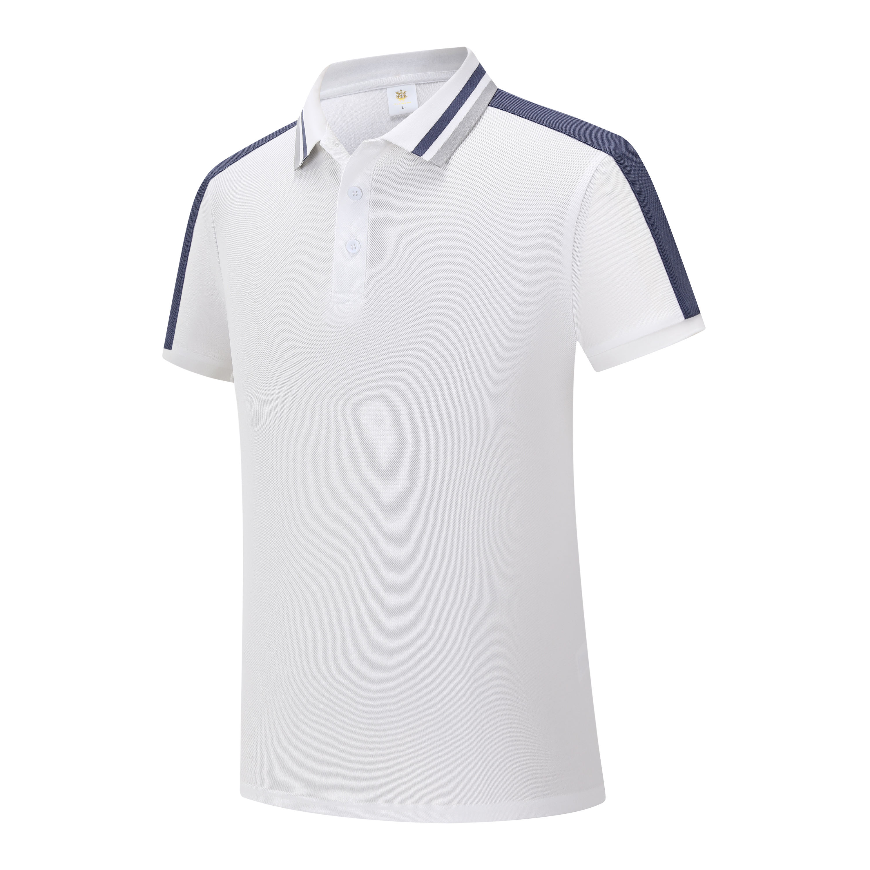 220g moisture-absorbing and breathable Hagis shoulder-matched short-sleeved lapel polo shirt HW01-939