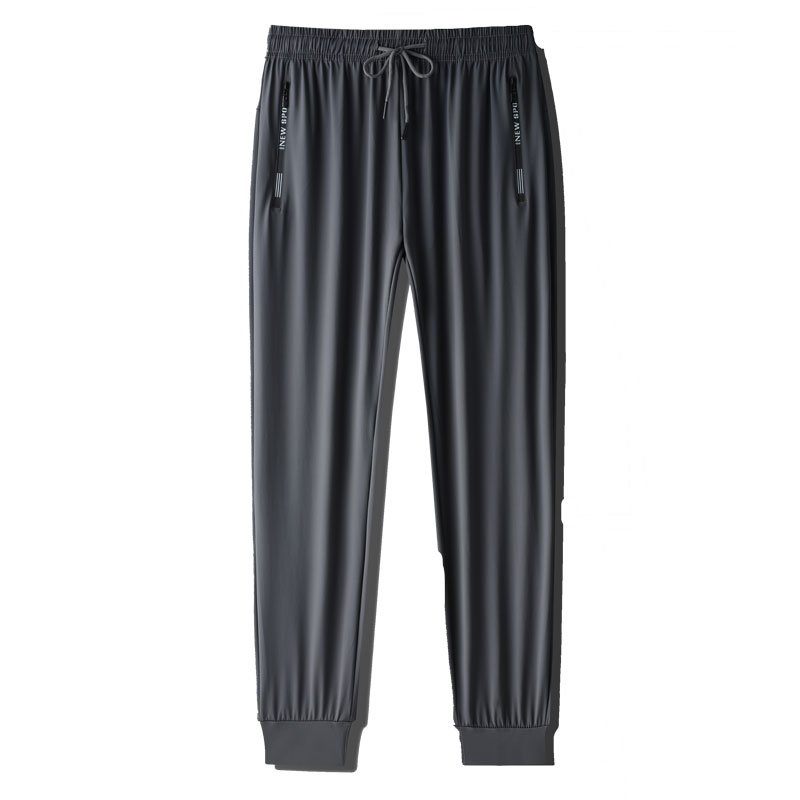 Ice silk cool breathable casual trousers with cuffs GJ62-J067