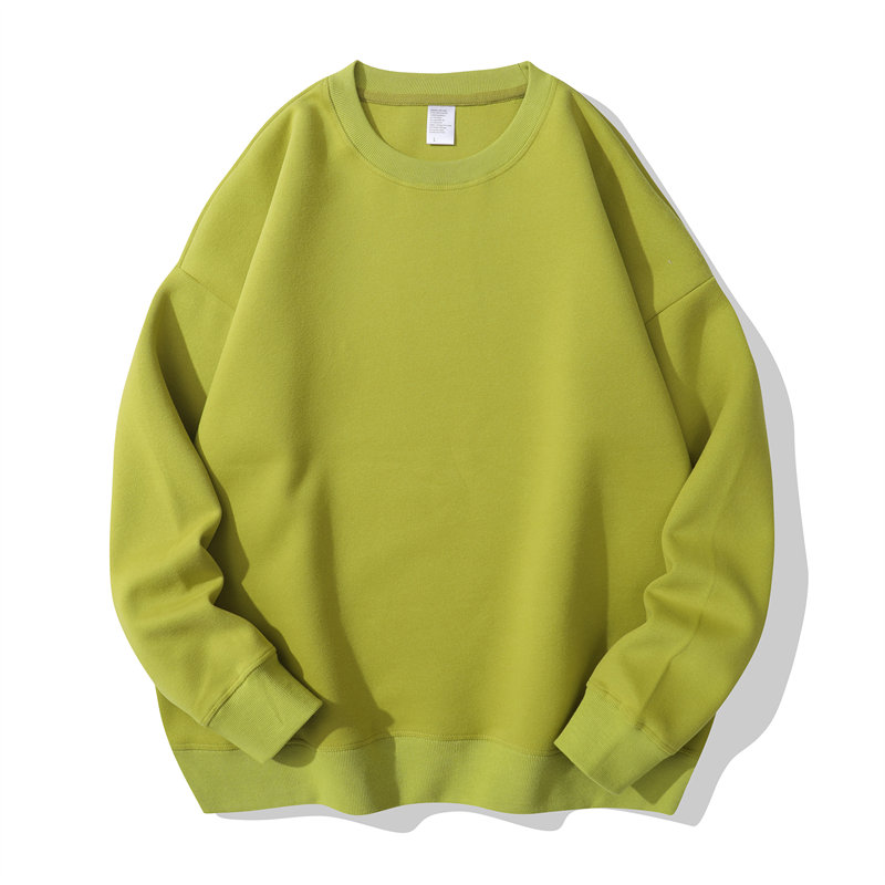 390g heavy double-sided cotton round neck sweatshirt BC5-390 round neck