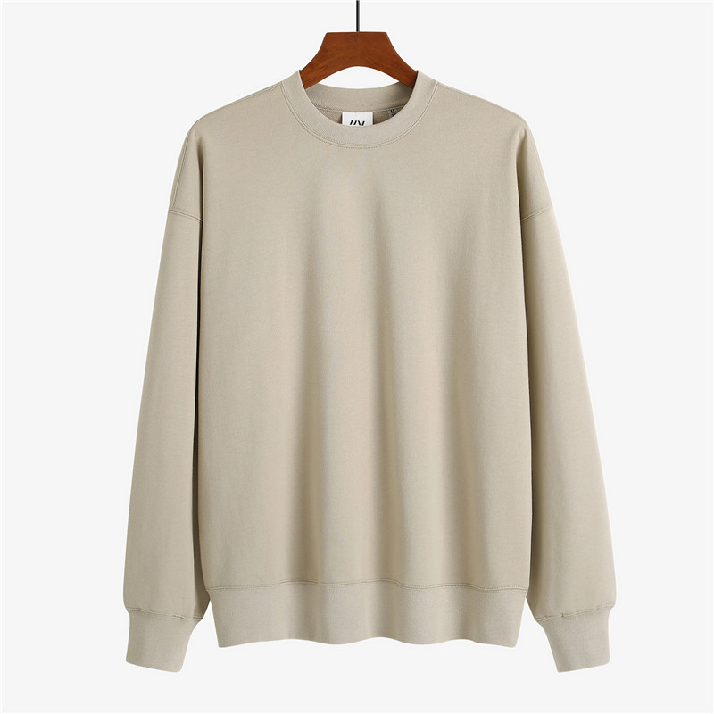 400g washed national trend drop shoulder round neck sweatshirt GJ65-C series