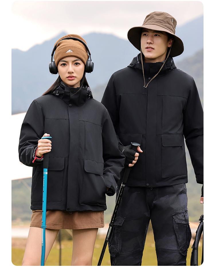 9596 3-in-1 down cotton liner with graphene jacket