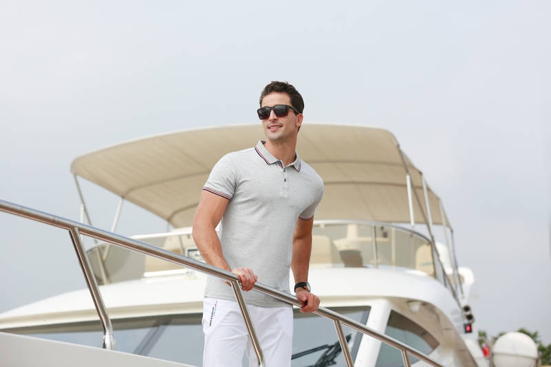 [High-end business] 15 Polo short-sleeved lapel