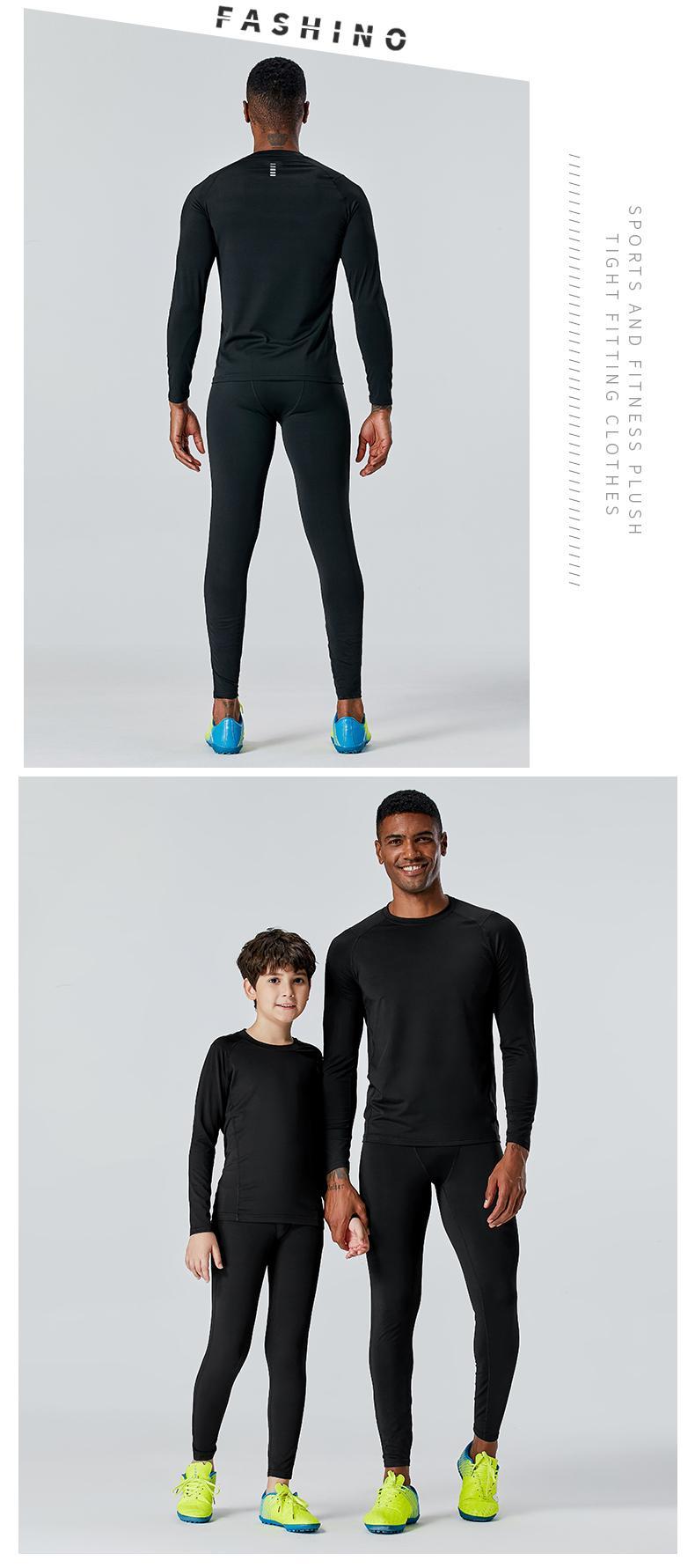 UA500+UA500-1 suit, long sleeves and round neck