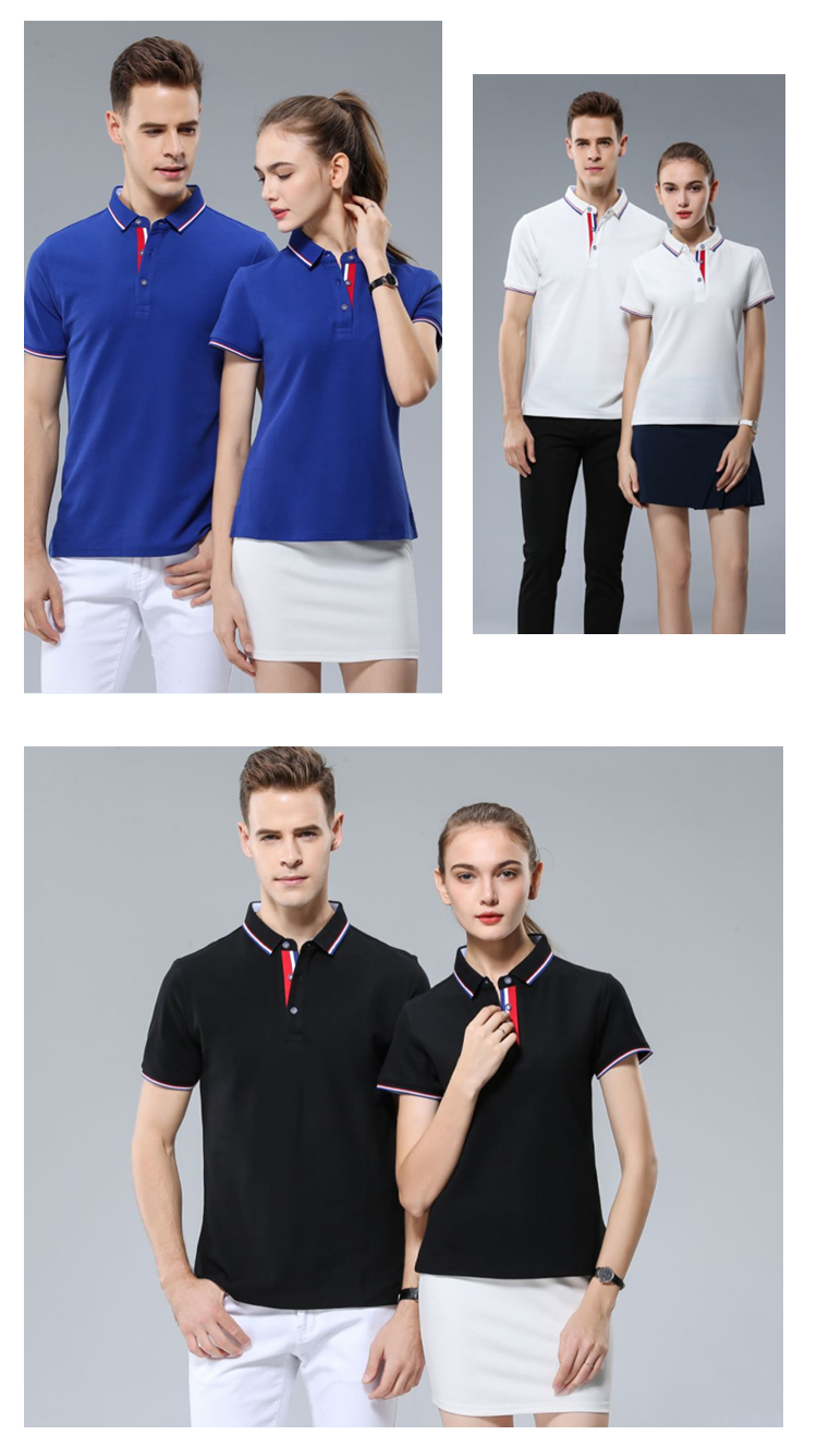 230g 40pcs pique group lapel short-sleeved POLO shirt men S02-9988 men