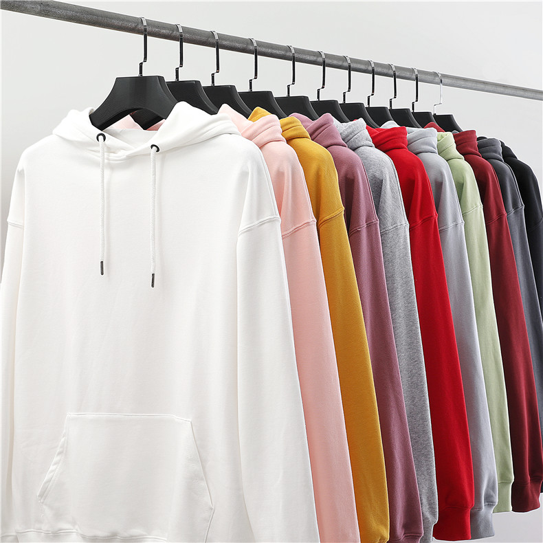 Thin hooded pullover sweatshirt W02-102