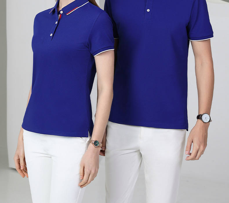 200g color collar business lapel short sleeve POLO shirt universal GJ21-23508