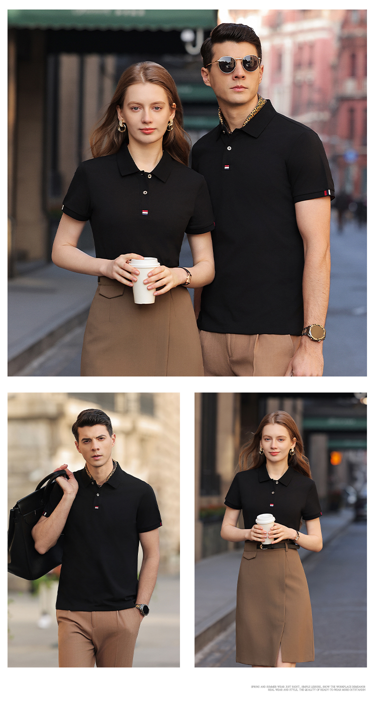 210G Solona Lapel Short Sleeve POLO Shirt 72-M3