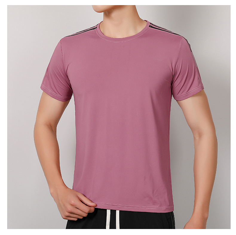 Cool fabric sports casual round neck short sleeves KC1-8002