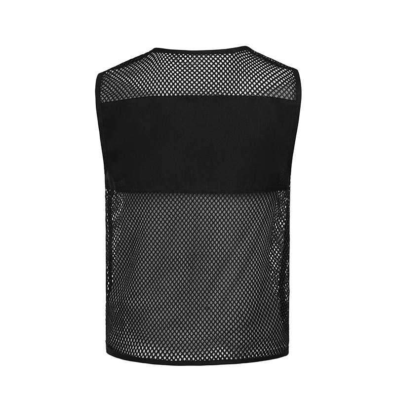 Pocketless single-sided fishnet vest GJ57-8010