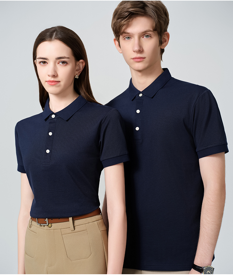 Silk lapel short-sleeved POLO shirt CYC-8085