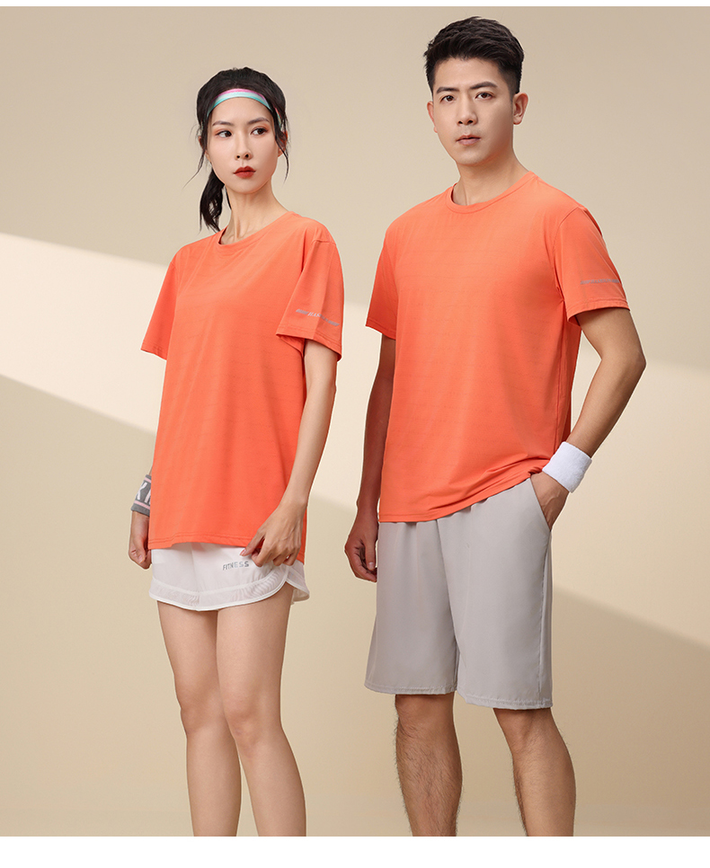 220g imitation cotton quick-drying round neck short sleeves HW01-777